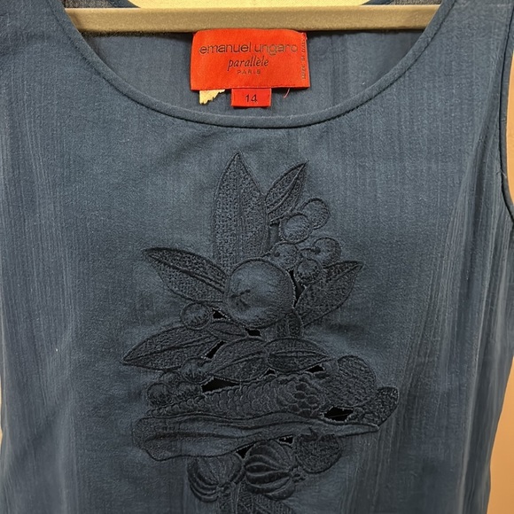 Women’s Emanuel Ungaro Embroidered Skirt set size 14  vintage - Picture 11 of 16